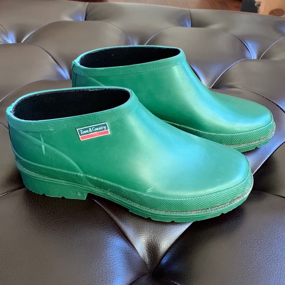 Town & Country green garden gardening boots booties Size UK6, US9, EU39.
